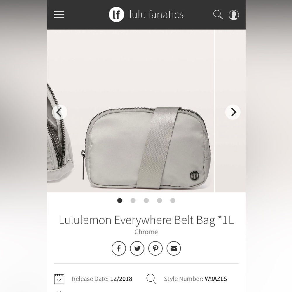 Lululemon Everywhere Belt Bag